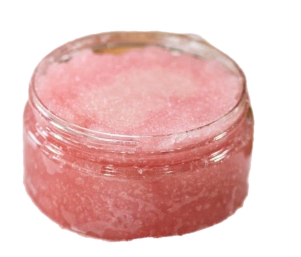 Pink mimosa body scrub